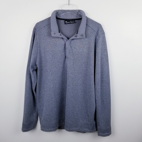 Under Armour Golf ColdGear Gray Pullover size XL - Picture 1 of 9